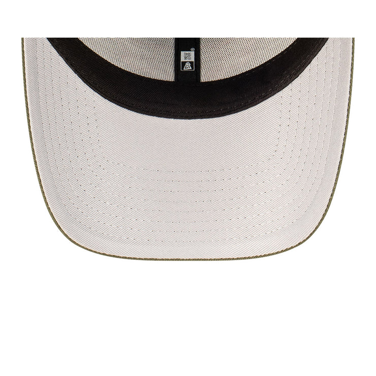 New Era 9Forty Clothstrap NBA Olive Grey Chicago Bulls