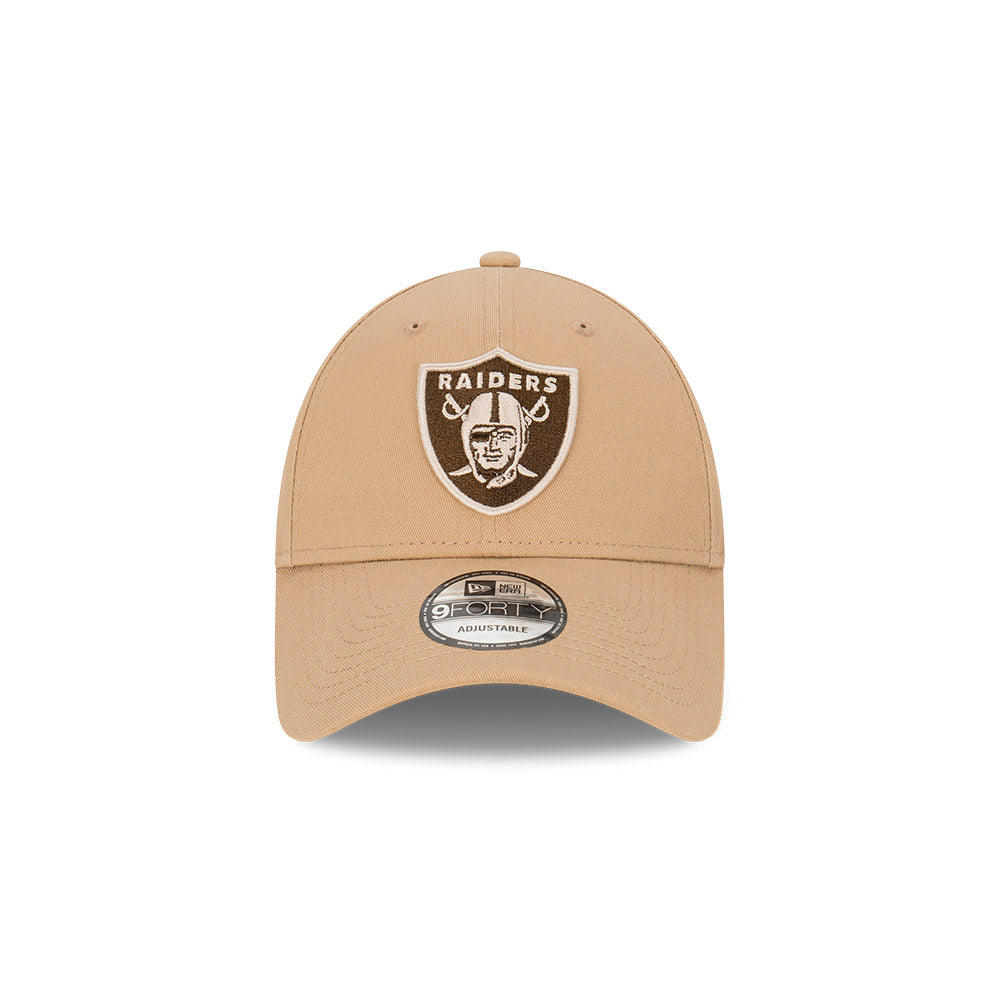 New Era 9Forty Clothstrap NFL Almond Shell Las Vegas Raiders