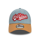 New Era 9Forty Denim AC Milan Dark Beige