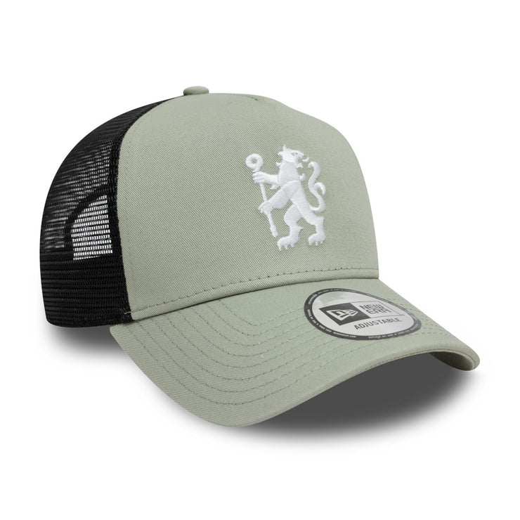 New Era 9Forty E-Frame Trucker EPL Seasonal Pop Chelsea FC Green White