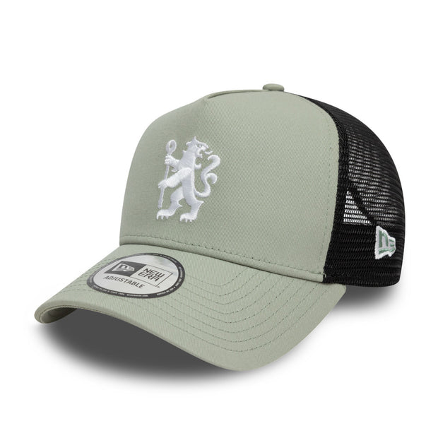 New Era 9Forty E-Frame Trucker EPL Seasonal Pop Chelsea FC Green White
