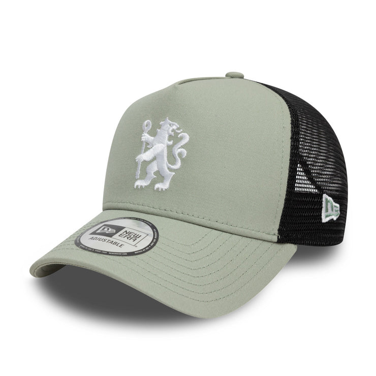 New Era 9Forty E-Frame Trucker EPL Seasonal Pop Chelsea FC Green White