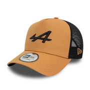 New Era 9Forty E-Frame Trucker F1 Alpine Renault Racing Seasonal Dark Beige