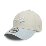 New Era 9Forty F1 Alpine Renault Racing Acid Wash White