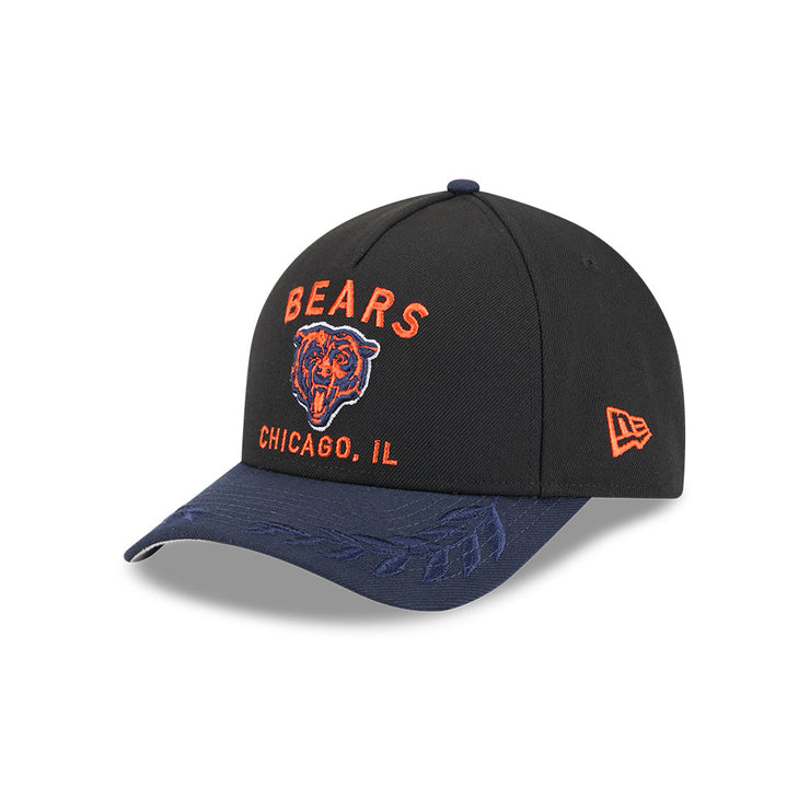 New Era 9Forty Mid Crown A-Frame NFL 25 Draft Chicago Bears Black