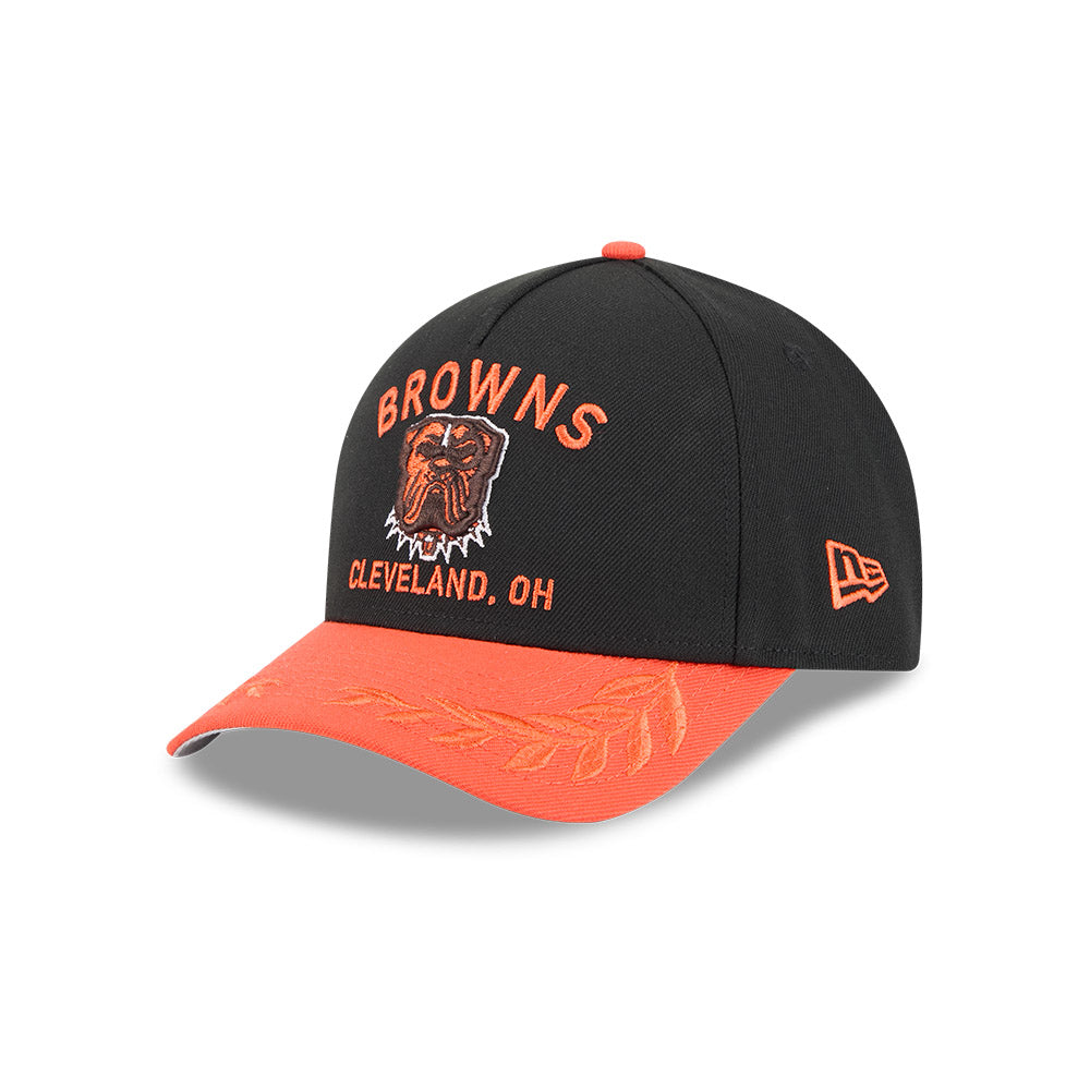 New Era 9Forty Mid Crown A-Frame NFL 25 Draft Cleveland Browns Black