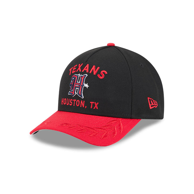 New Era 9Forty Mid Crown A-Frame NFL 25 Draft Houston Texans Black