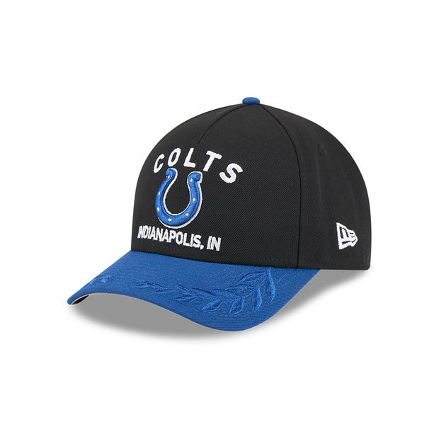 New Era 9Forty Mid Crown A-Frame NFL 25 Draft Indianapolis Colts Black