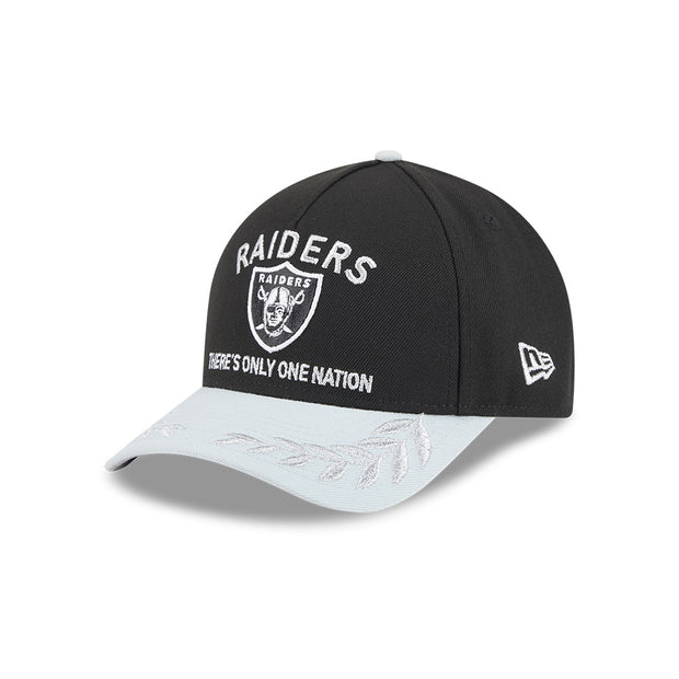 New Era 9Forty Mid Crown A-Frame NFL 25 Draft Las Vegas Raiders Black
