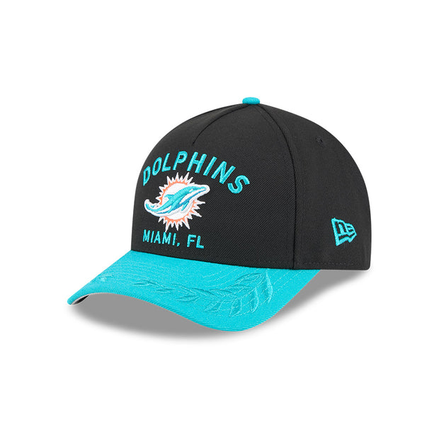 New Era 9Forty Mid Crown A-Frame NFL 25 Draft Miami Dolphins Black