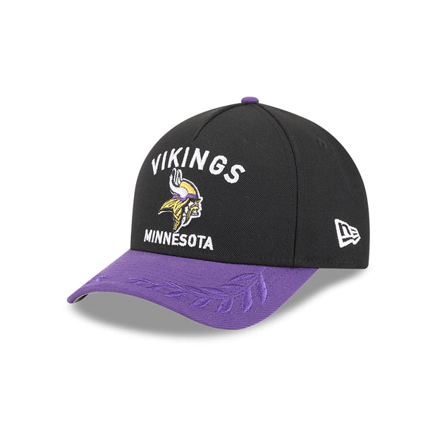 New Era 9Forty Mid Crown A-Frame NFL 25 Draft Minnesota Vikings Black