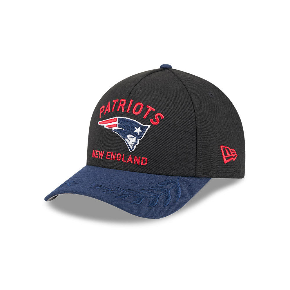 New Era 9Forty Mid Crown A-Frame NFL 25 Draft New England Patriots Black