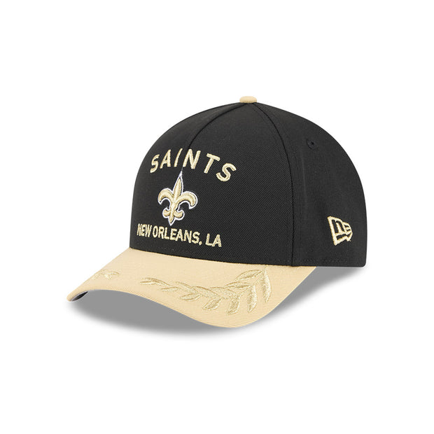 New Era 9Forty Mid Crown A-Frame NFL 25 Draft New Orleans Saints Black