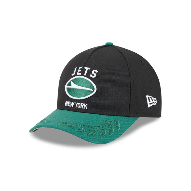 New Era 9Forty Mid Crown A-Frame NFL 25 Draft New York Jets Black