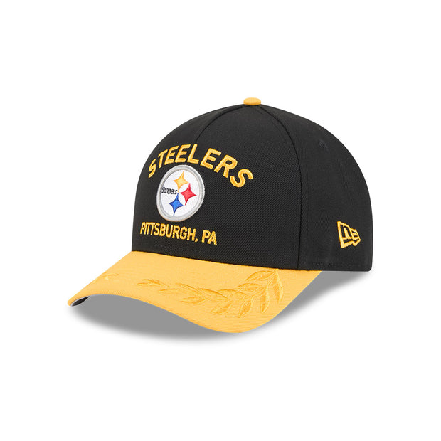 New Era 9Forty Mid Crown A-Frame NFL 25 Draft Pittsburgh Steelers Black
