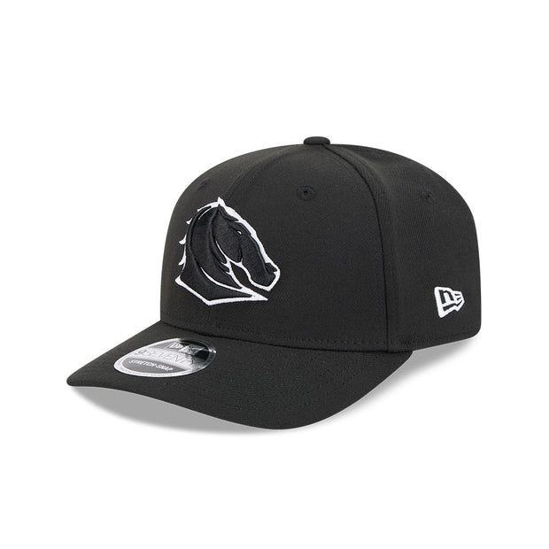 New Era 9Seventy NRL 2025 Black White Team Brisbane Broncos