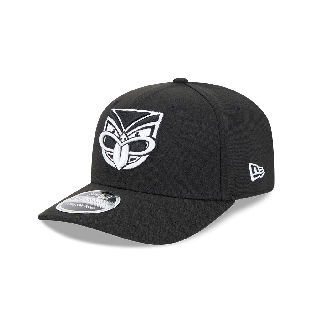 New Era 9Seventy NRL 2025 Black White Team New Zealand Warriors