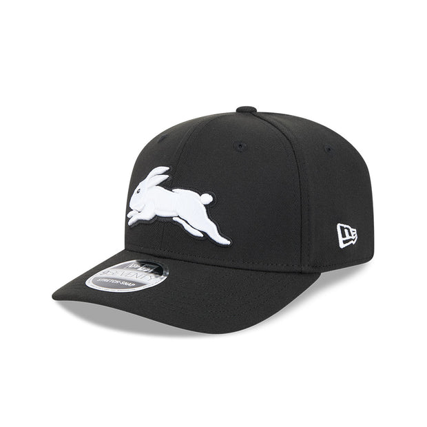 New Era 9Seventy NRL 2025 Black White Team South Sydney Rabbitohs