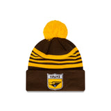 New Era Beanie AFL 2024 Heritage Team Hawthorn Hawks