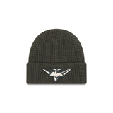 New Era Beanie AFL 2025 Dusty Charcoal Essendon Bombers