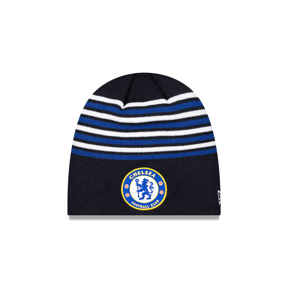 New Era Beanie EPL Chelsea F.C Stripe Skull Blue