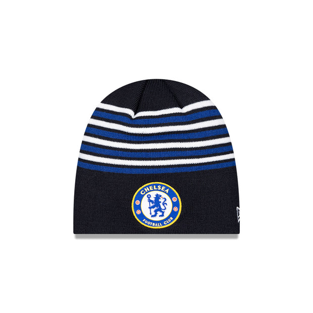 New Era Beanie EPL Chelsea F.C Stripe Skull Blue