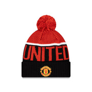 New Era Beanie EPL Manchester United Sport Black Red