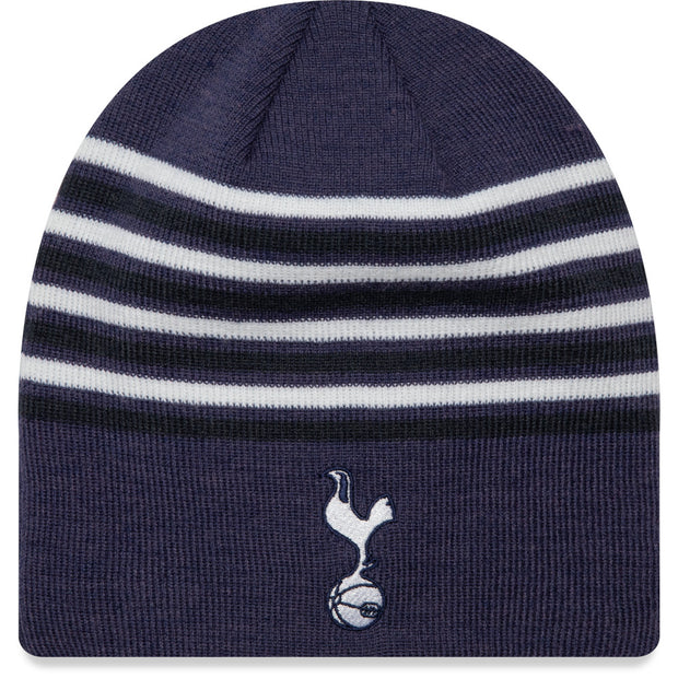 New Era Beanie EPL Tottenham Hotspur Stripe Skull Navy
