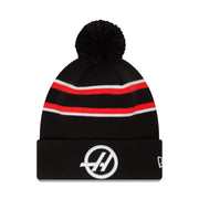 New Era Beanie F1 HAAS Team Black Scarlet