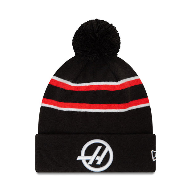 New Era Beanie F1 HAAS Team Black Scarlet