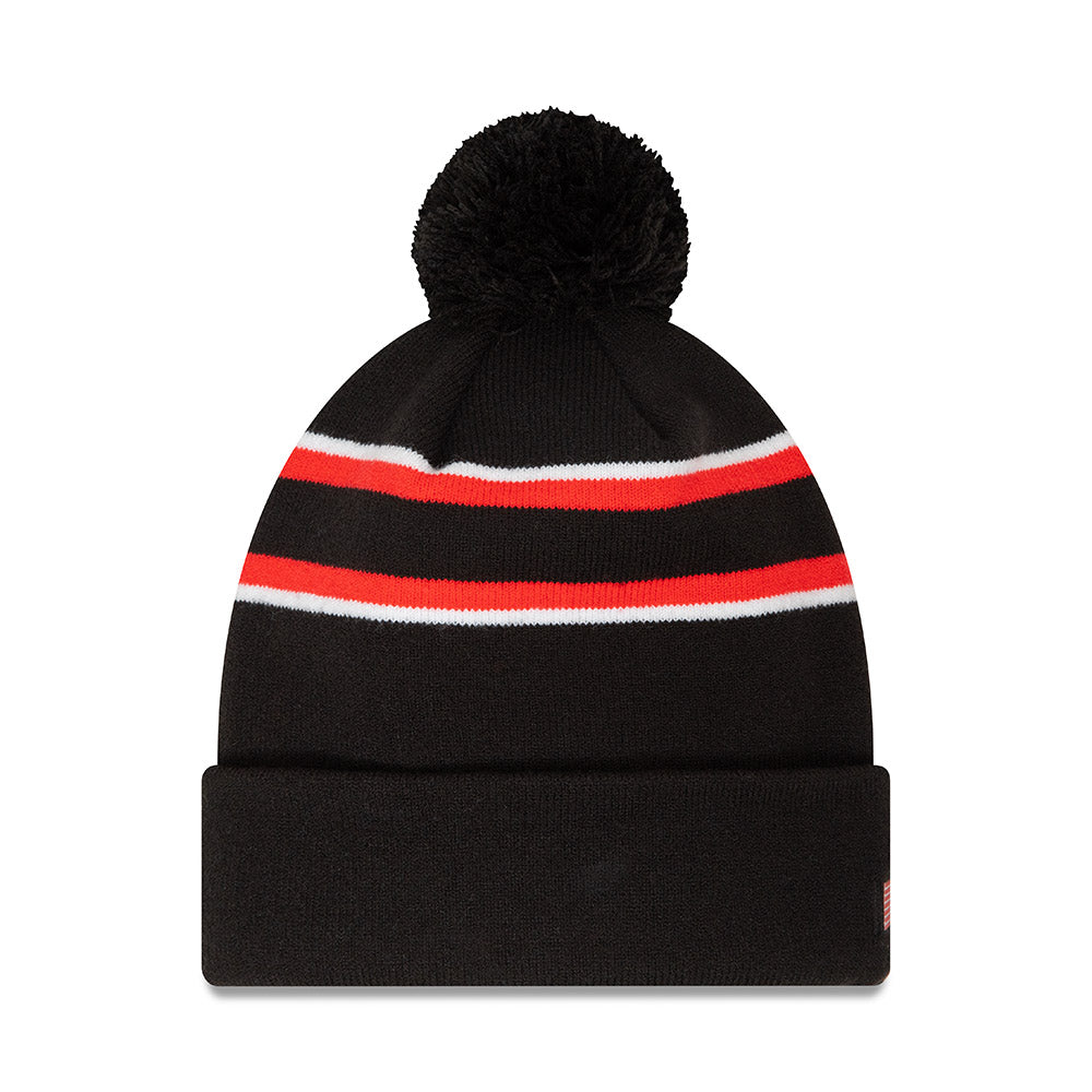 New Era Beanie F1 HAAS Team Black Scarlet