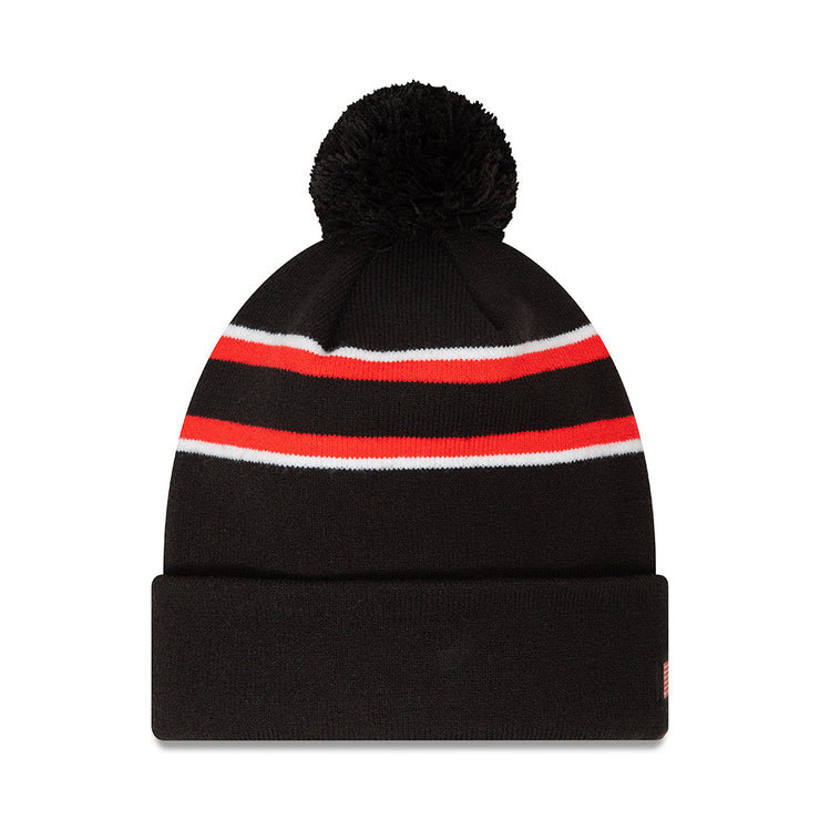 New Era Beanie F1 HAAS Team Black Scarlet