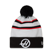 New Era Beanie F1 HAAS Team Nico Hulkenberg 27 White Black