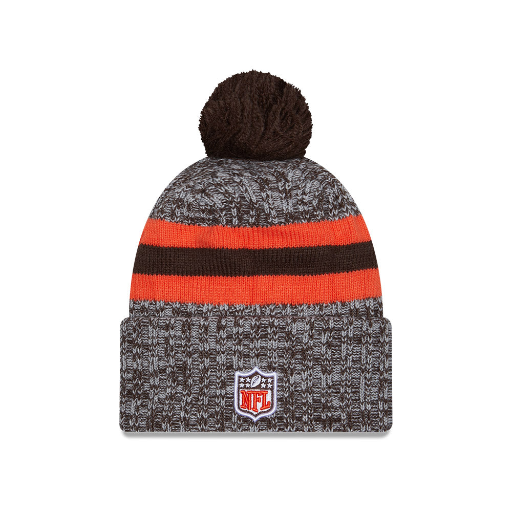 New Era Beanie NFL Sideline 2023 Cleveland Browns Dark Brown