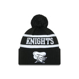 New Era Beanie NRL 2025 Black White Team Newcastle Knights