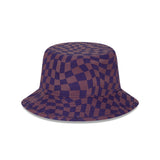 New Era Bucket MLB Wrap Check New York Yankees Purple Dusk Damson