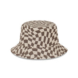 New Era Bucket MLB Wrap Check New York Yankees Stone Walnut
