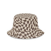 New Era Bucket MLB Wrap Check New York Yankees Stone Walnut