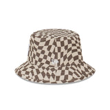 New Era Bucket MLB Wrap Check New York Yankees Stone Walnut