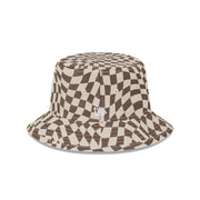 New Era Bucket MLB Wrap Check New York Yankees Stone Walnut