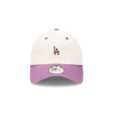 New Era Casual Classic MLB 2-Tone Mini Chainstitch Los Angeles Dodgers Wine Cork Purple Dusk
