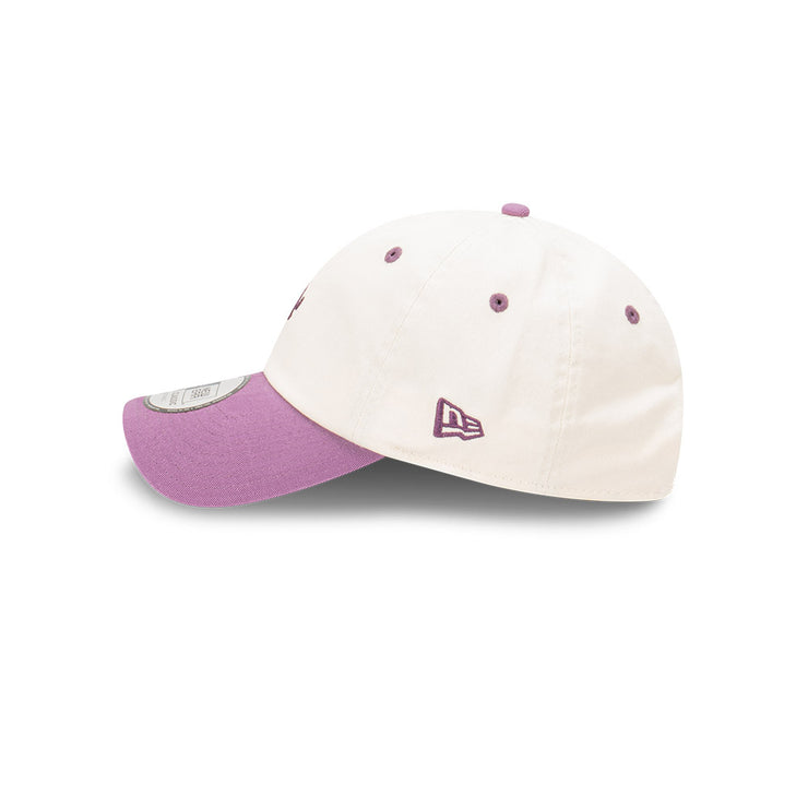 New Era Casual Classic MLB 2-Tone Mini Chainstitch Los Angeles Dodgers Wine Cork Purple Dusk