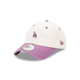 New Era Casual Classic MLB 2-Tone Mini Chainstitch Los Angeles Dodgers Wine Cork Purple Dusk