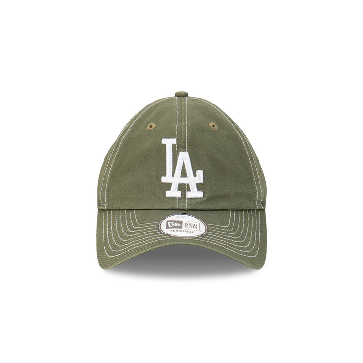 New Era Casual Classic MLB Olive Contrast Los Angeles Dodgers