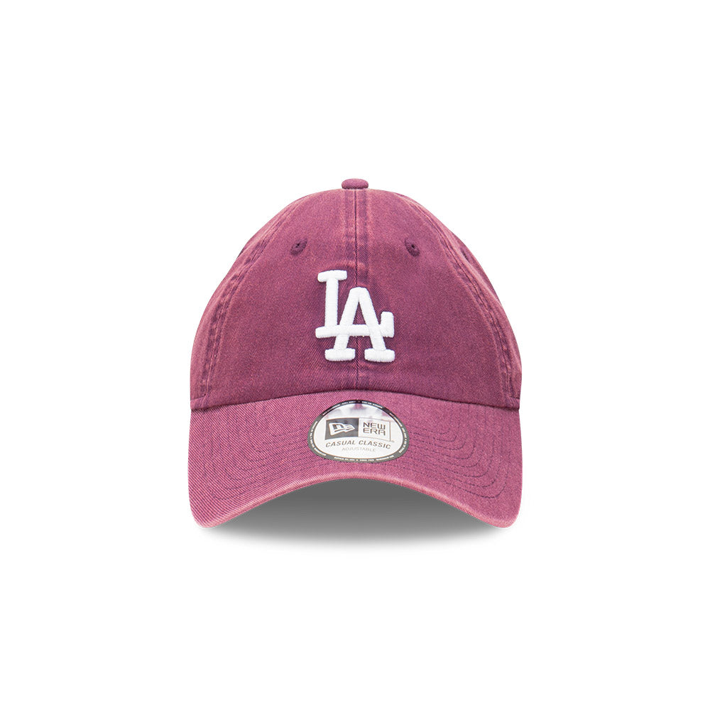 New Era Casual Classic MLB Snow Wash Los Angeles Dodgers Damson