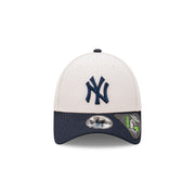 New Era Youth 9Forty Clothstrap MLB 2-Tone Stone Repreve New York Yankees
