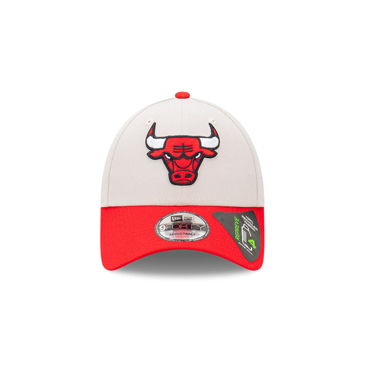 New Era Youth 9Forty Clothstrap NBA 2-Tone Stone Repreve Chicago Bulls
