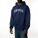 New Era MLB Freeway Series Oversize Hoodie Los Angeles Angels Dark Royal