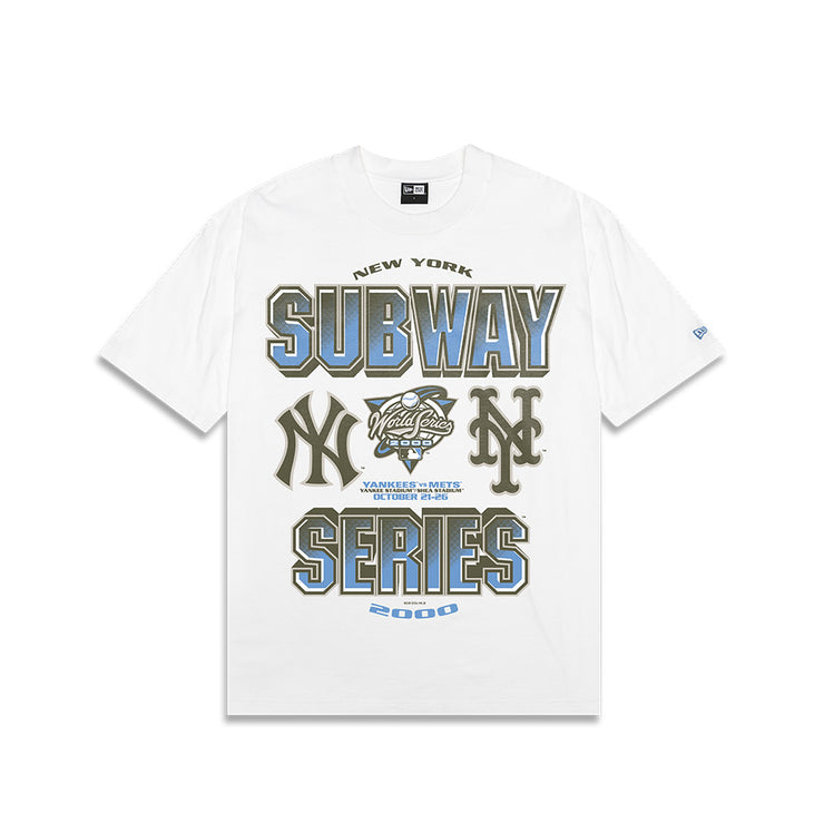 New Era MLB Subway Series T-Shirt New York Yankees & New York Mets White