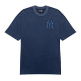 New Era MLB Washed Oversized Tee New York Yankees Snow